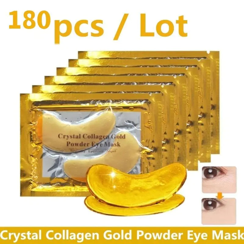 Crystal Collagen Gold Powder Eye Masks – Anti-Aging, Dark Circle Treatment & Deep Hydration