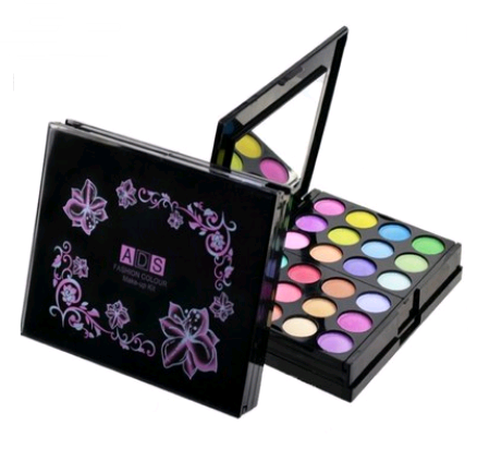 Travel-Friendly 39-Color Makeup Palette - All-in-One Beauty Kit for Eyes, Lips, and Face