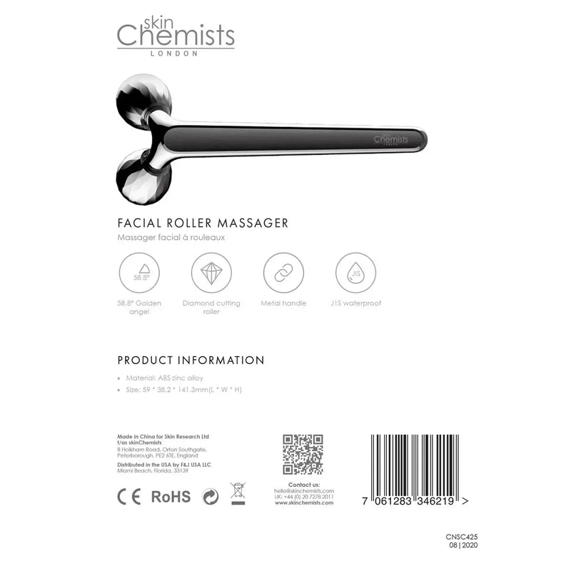 Revitalize Your Skin with Skin Chemists Facial Roller Massager