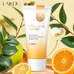 Laikou Vitamin C Facial Cleanser | Brightening & Moisturizing Foam