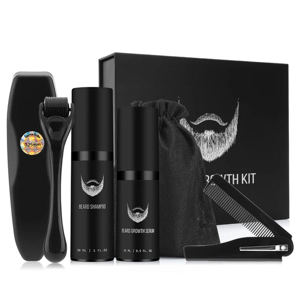 Beard Growth Kit with Growth Enhancer Oil