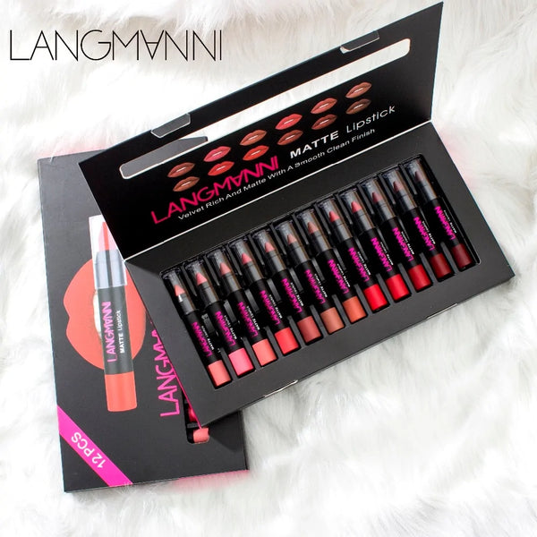 12 Piece Lips Makeup Set