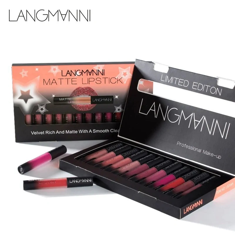 12 Piece Lips Makeup Set