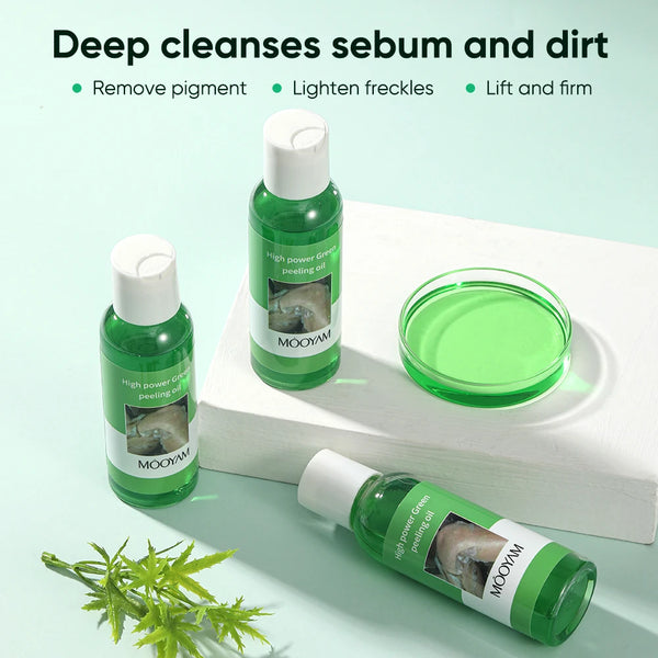 Green Peeling Oil - Moisturizing & Exfoliating Face Treatment