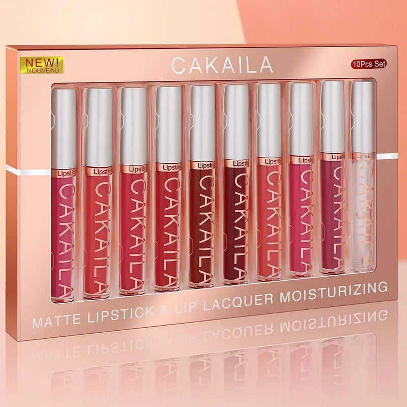 Matte Lipstick Set – Long-Lasting, Waterproof Lipstick