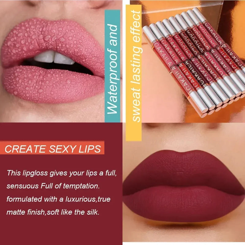 Matte Lipstick Set – Long-Lasting, Waterproof Lipstick