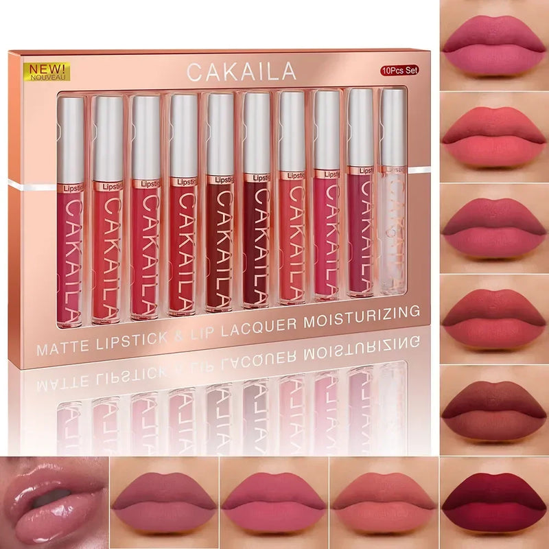 Matte Lipstick Set – Long-Lasting, Waterproof Lipstick