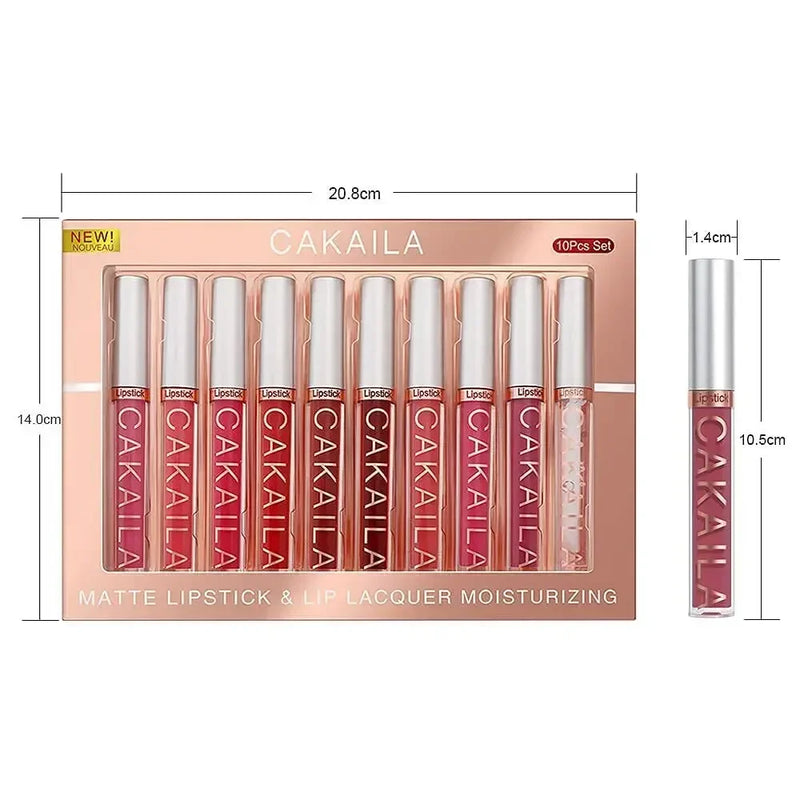 Matte Lipstick Set – Long-Lasting, Waterproof Lipstick