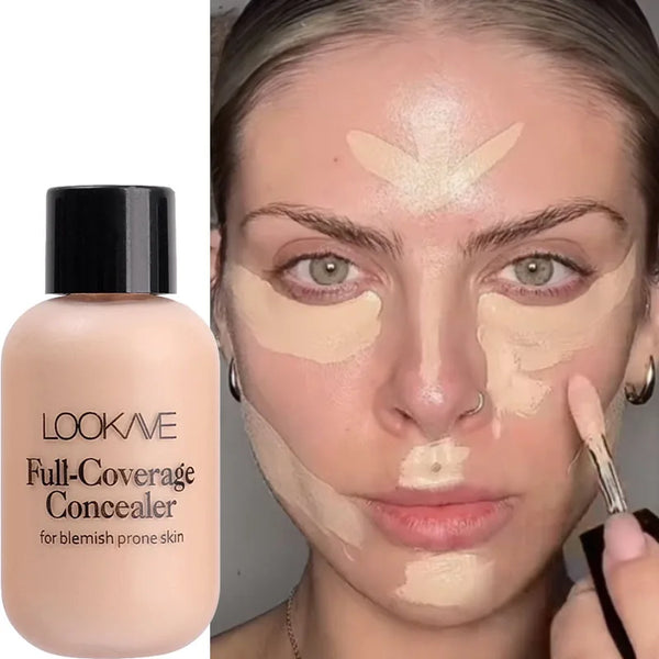 Full Coverage Liquid Concealer – Waterproof, Dark Circle & Blemish Corrector