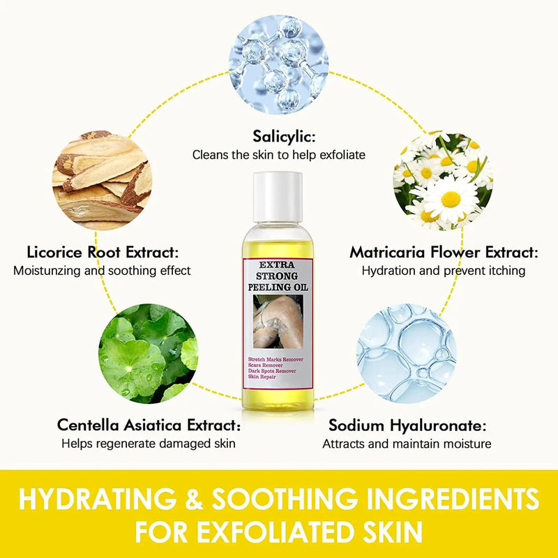 Extra Strong Yellow Peeling Oil – Exfoliating & Skin Brightening Treatment