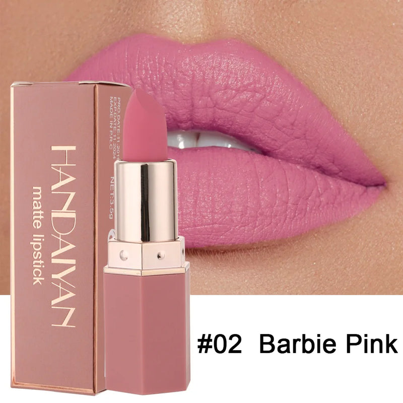 6 Colors Matte Lipstick - Gloss Waterproof