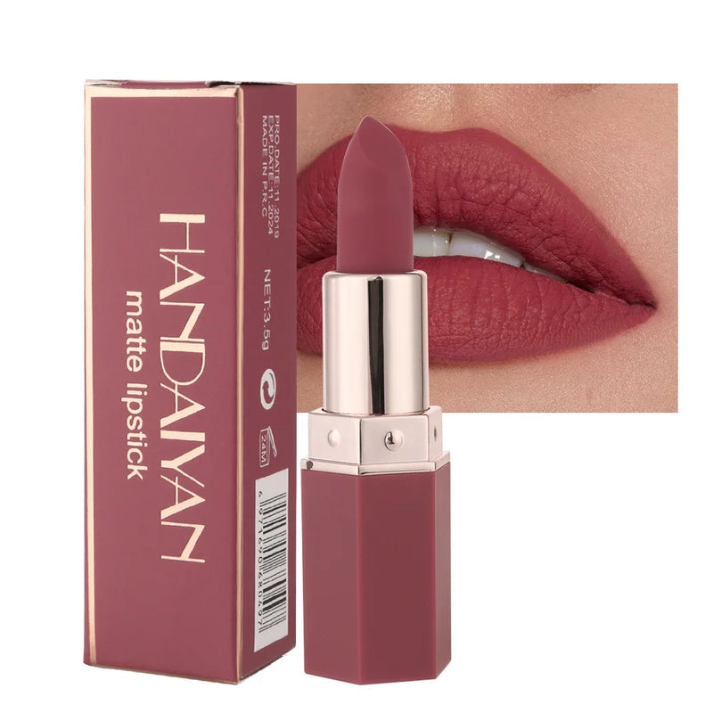 6 Colors Matte Lipstick - Gloss Waterproof