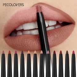 Waterproof Matte Lipliner Pencil – Long-Lasting, Non-Stick Cup, Moisturizing Lipstick