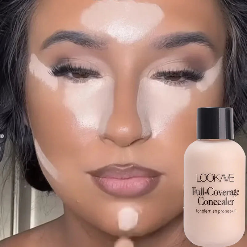 Full Coverage Liquid Concealer – Waterproof, Dark Circle & Blemish Corrector