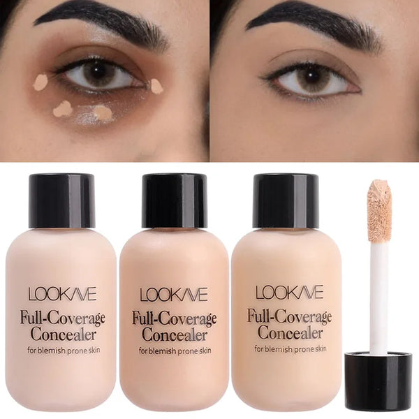 Full Coverage Liquid Concealer – Waterproof, Dark Circle & Blemish Corrector