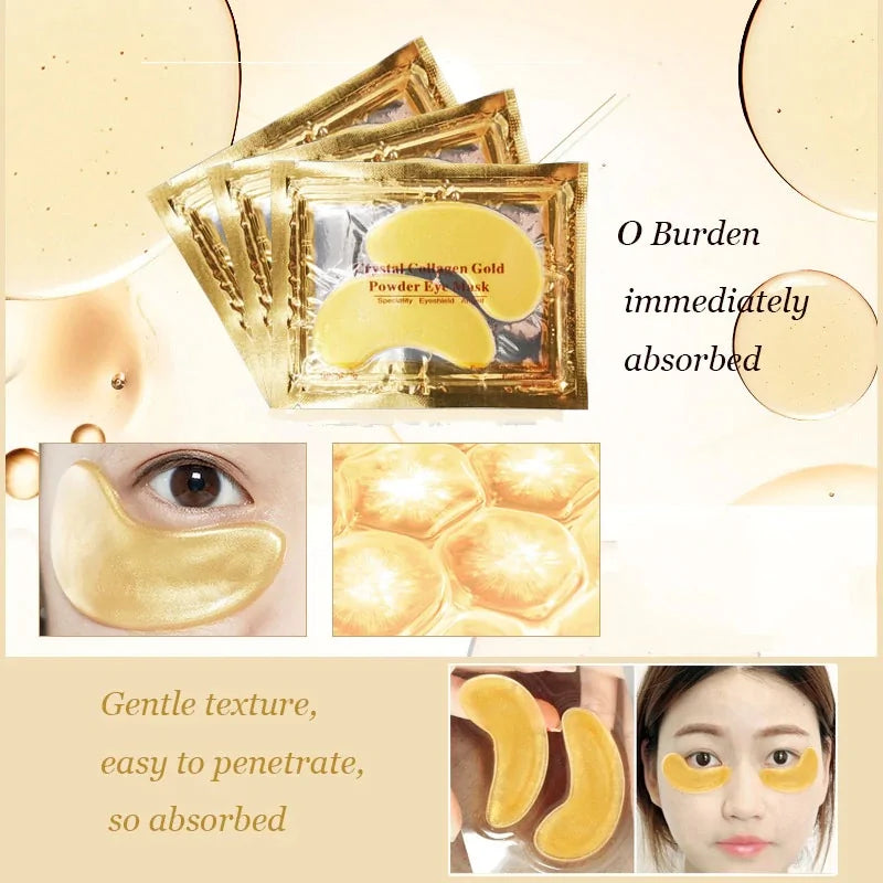 Crystal Collagen Gold Eye Mask – Anti-Aging, Anti-Wrinkle, Dark Circle Treatment