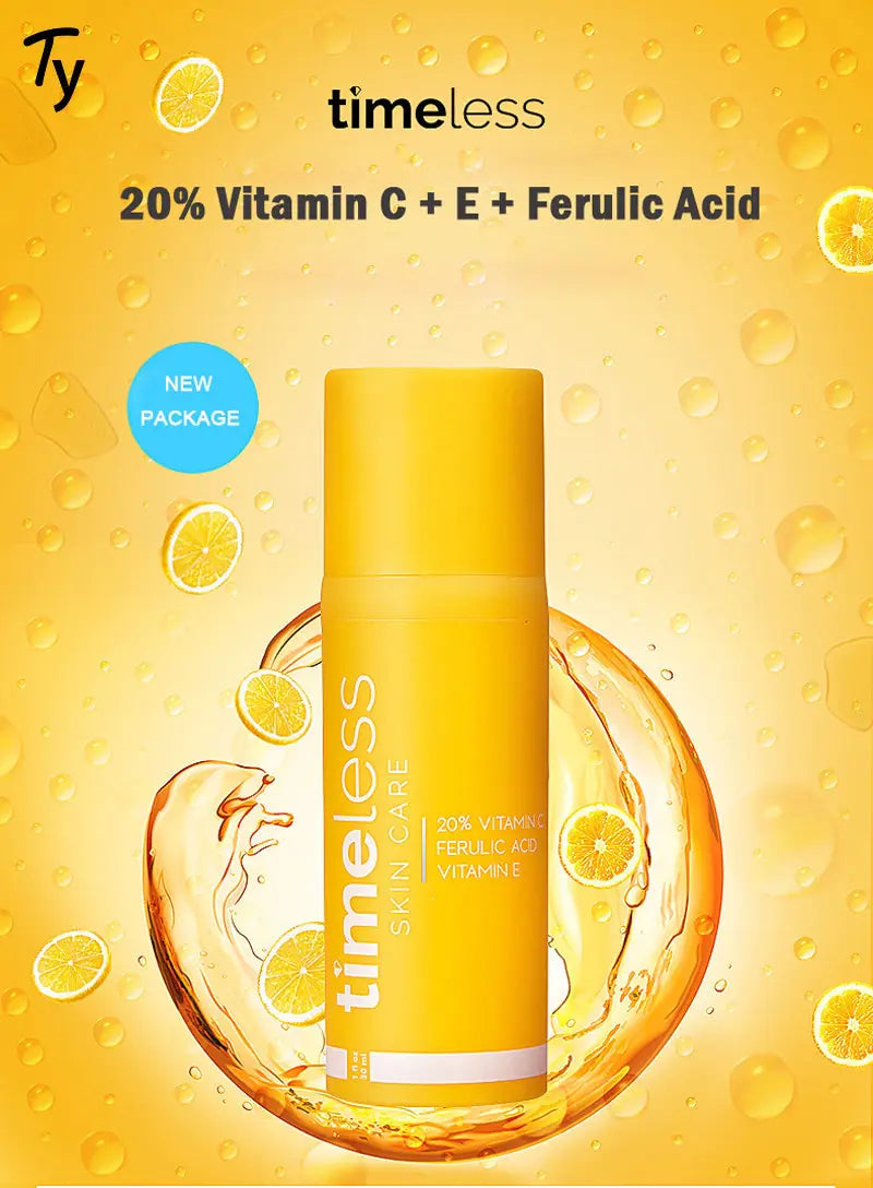 Timeless 20% Vitamin C + E Ferulic Acid Serum | Brightening & Anti-Aging Skin Care