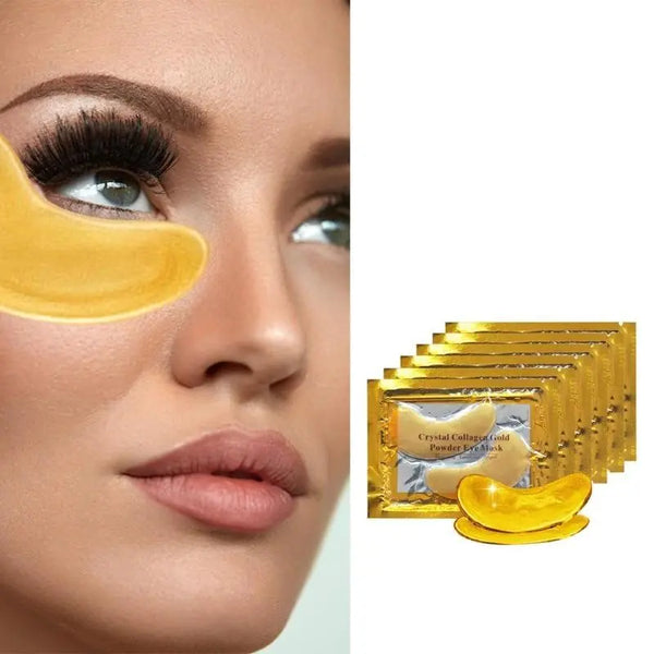 Crystal Collagen Gold Powder Eye Masks – Anti-Aging, Dark Circle Treatment & Deep Hydration