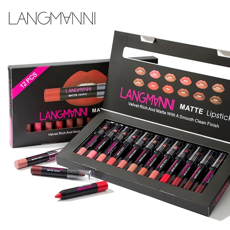 12 Piece Lips Makeup Set