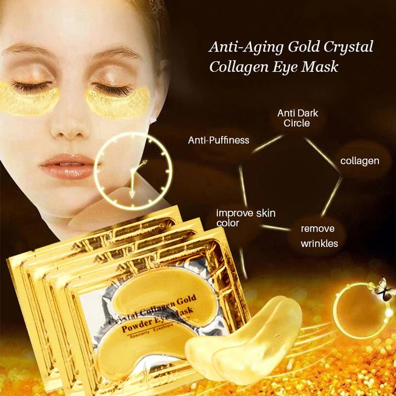 Crystal Collagen Gold Eye Mask – Anti-Aging, Anti-Wrinkle, Dark Circle Treatment