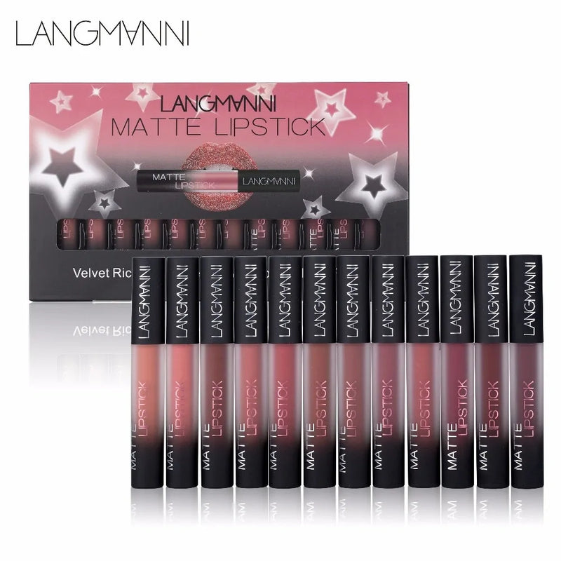 12 Piece Lips Makeup Set