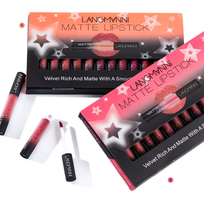 12 Piece Lips Makeup Set