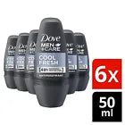 6 x 50ml Dove Cool Fresh Anti-Perspirant Powerfull Protection Deodorant